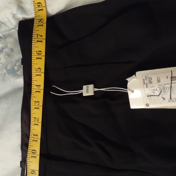NWT Vintage Armani Collezioni Black Size 16 - Picture 8 of 12